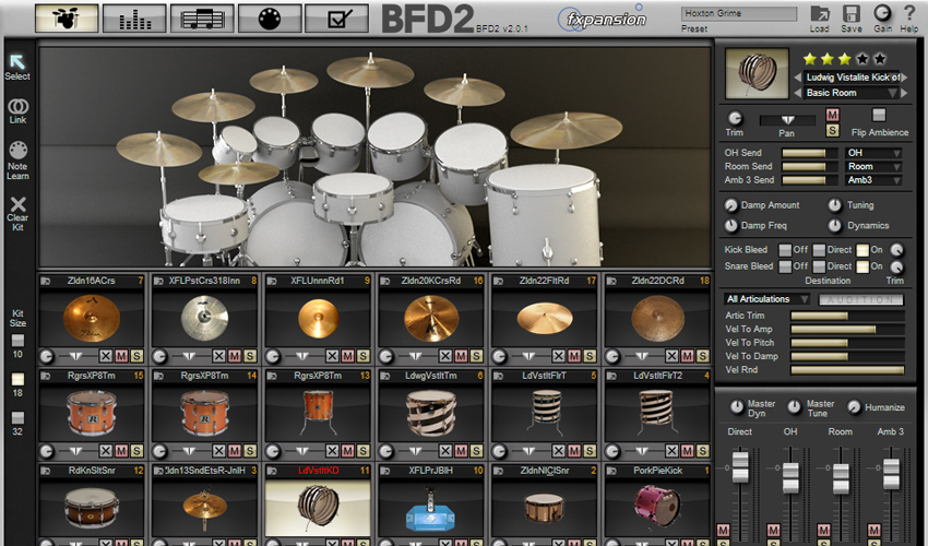 The BFD2 interface has been redesigned from the ground up.