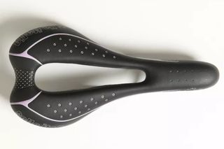 Image shows the Selle Italia SLR Lady Flow which is among the best woman's bike saddles