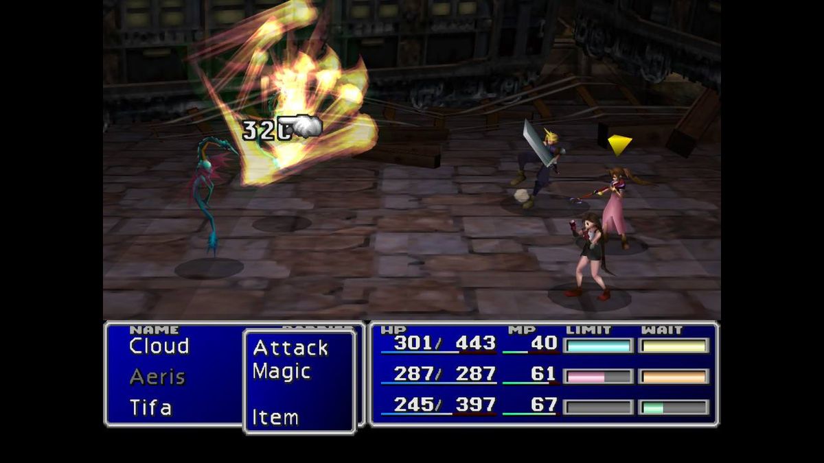 Final Fantasy VII Nintendo Switch Cloud Limit Break Cross slash