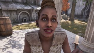 A funny looking character in Oblivion