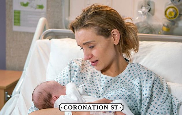 Corrie fans fall in love with baby Suzie and plead with Eva not to give her away as first pic is revealed