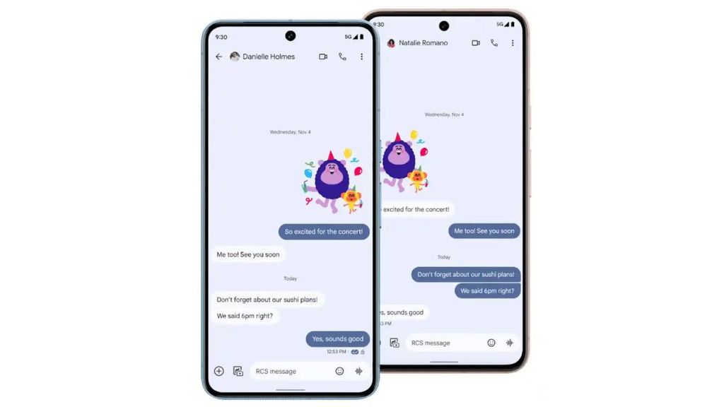 Android users finally get blue chat bubbles — but there's a catch | Tom ...