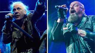 Bruce Dickinson in 2024 and Paul Di&#039;Anno in 2013