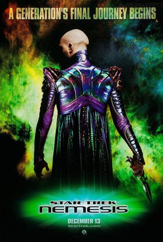 Promotional poster for "Star Trek: Nemesis."