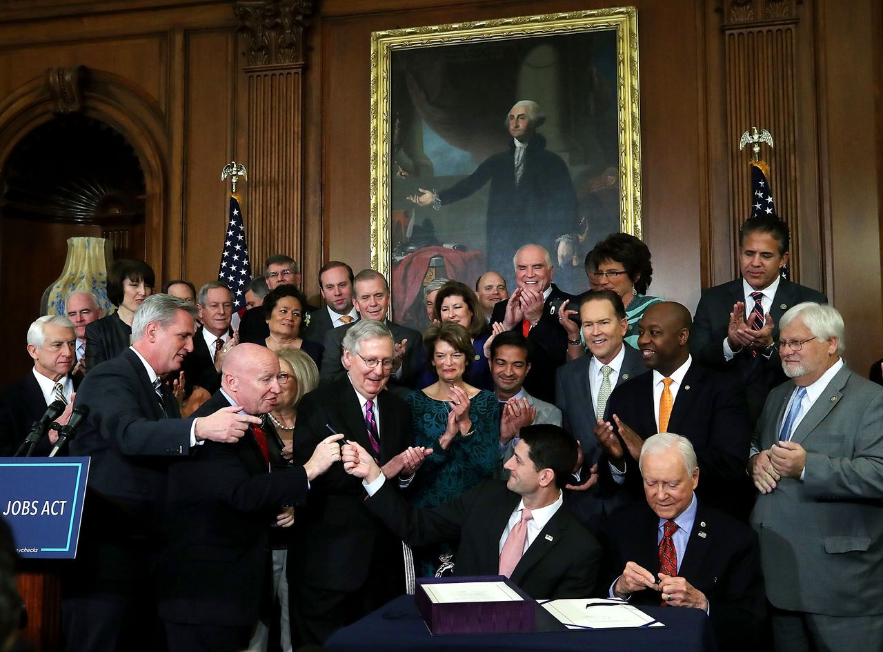 Republican House and Senate leaders.