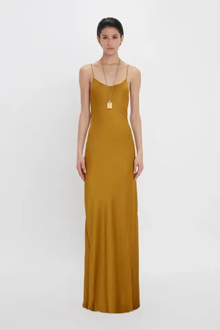 Victoria Beckham Cami Satin Crepe Dress