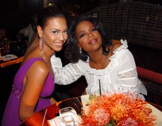 Oprah Winfrey and Beyonce Knowles