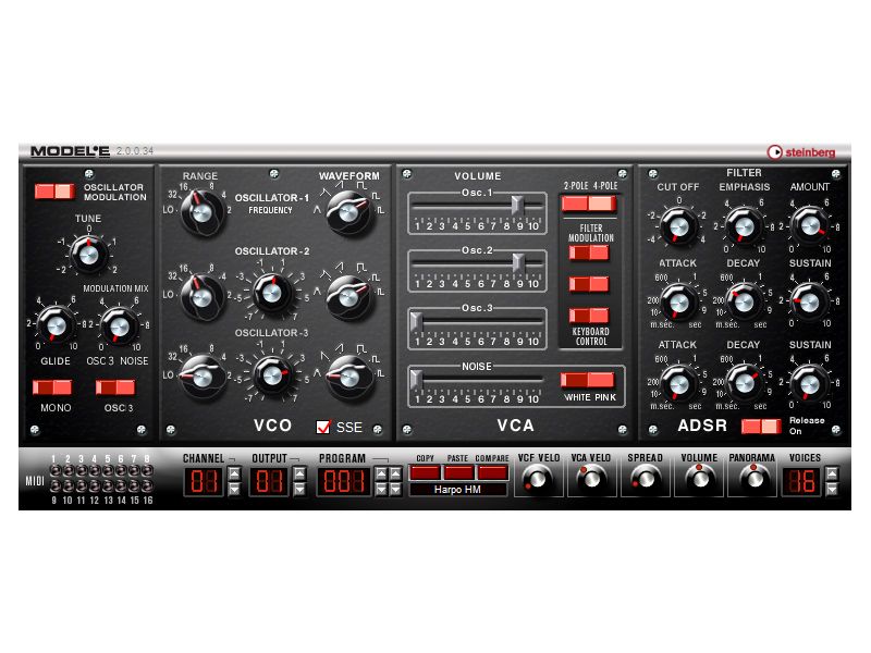 Steinberg Model E: now there's a blast from the past.