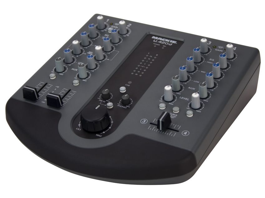 The U.420d gives you mic and stereo line input channels.