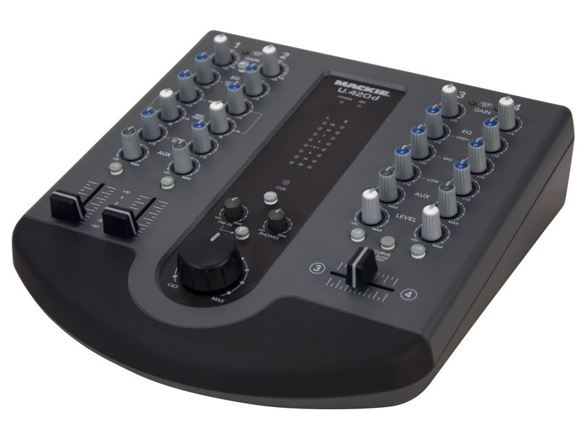 The U.420d gives you mic and stereo line input channels.