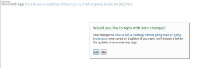 Hotmail doc changes