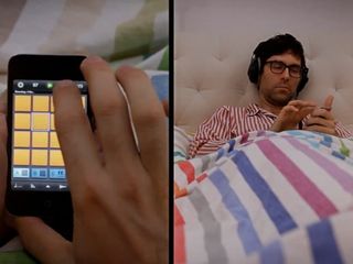 Jamie Lidell plays the iMaschine: just imagine what he could do with it if he was dressed!
