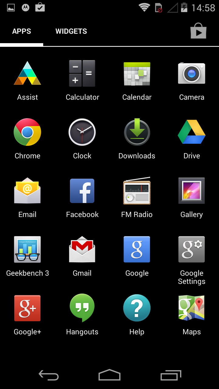Interface Moto G (2013) review TechRadar