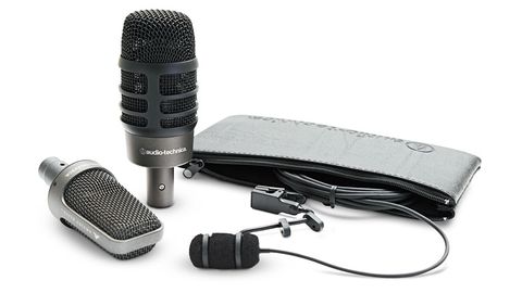Two mics are from Audio-Technica's Artist Series, while the other model is from its Artist Elite series