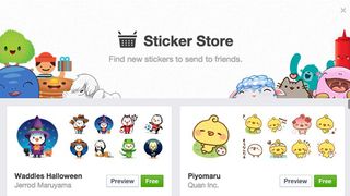 Facebook sticker store