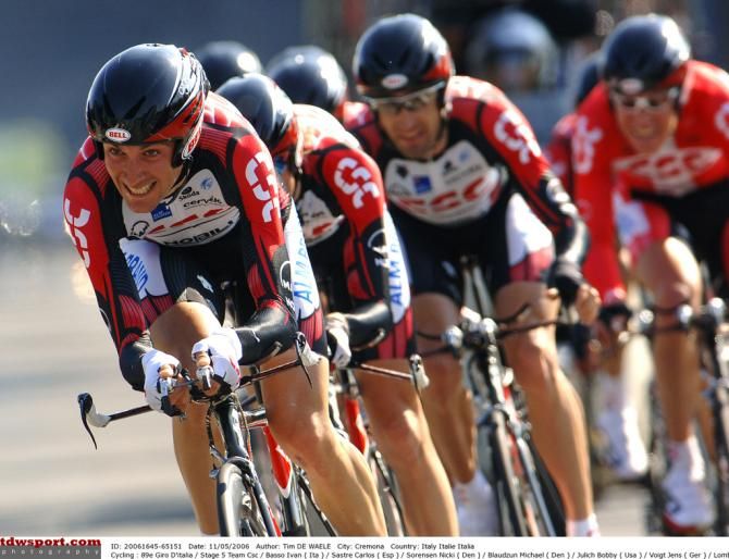 CSC won the Giro's 2006 team time trial