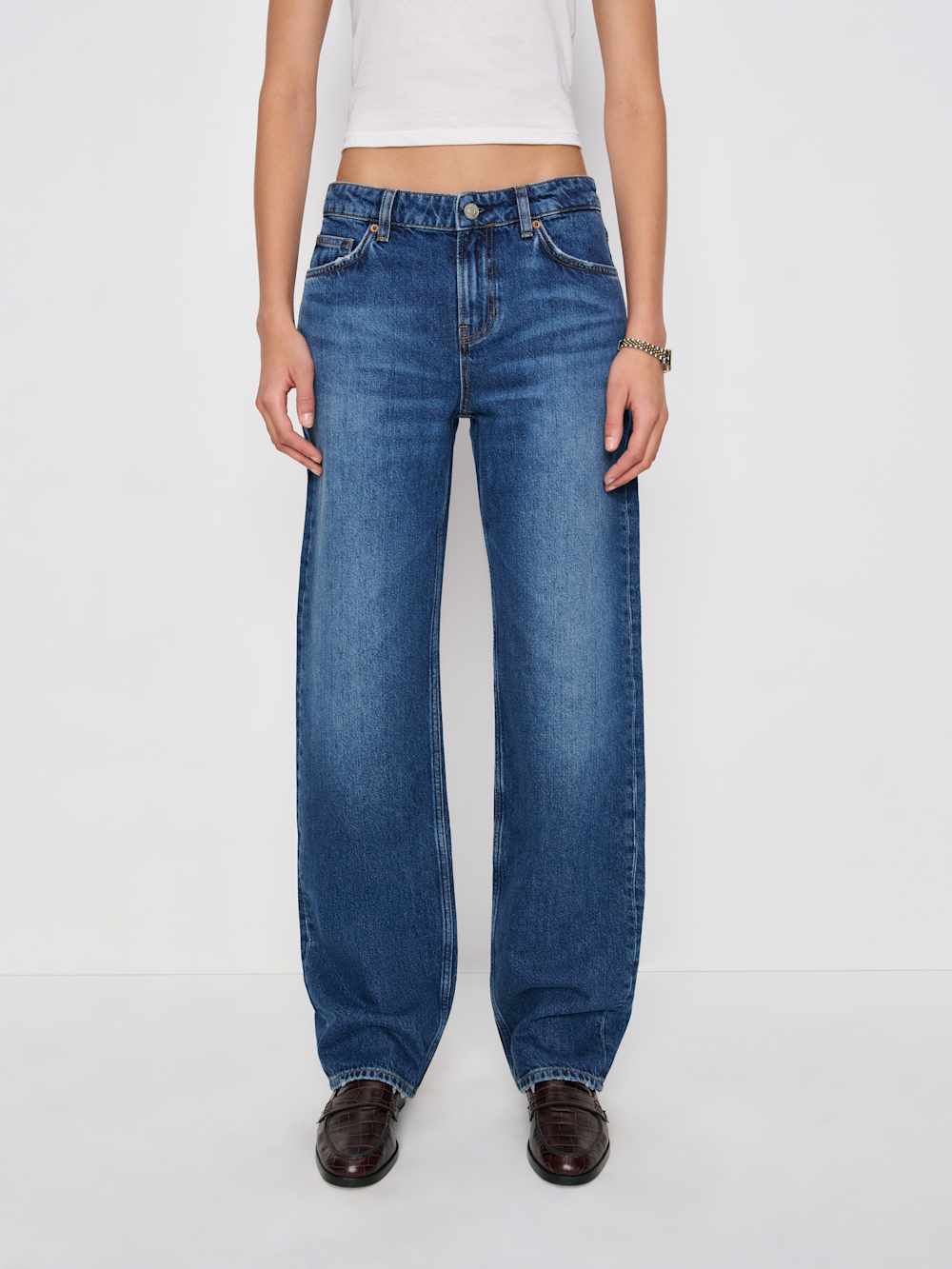 Charlee Low Rise Straight Leg Jeans
