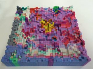 3D printed pixel art