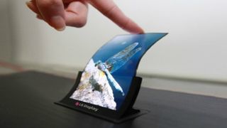 LG flexible OLED display