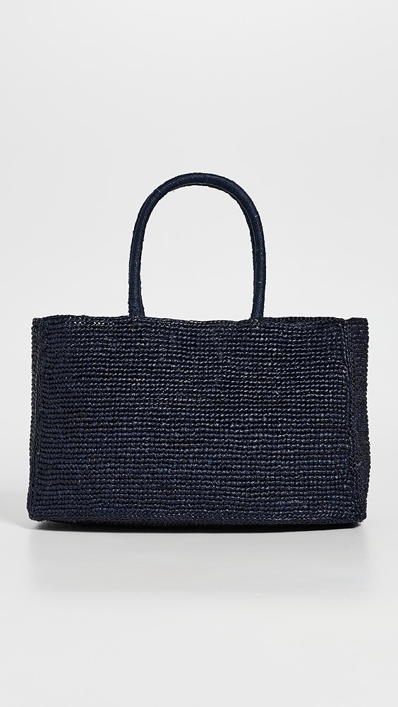 The Charlotte Raffia Bag - Navy