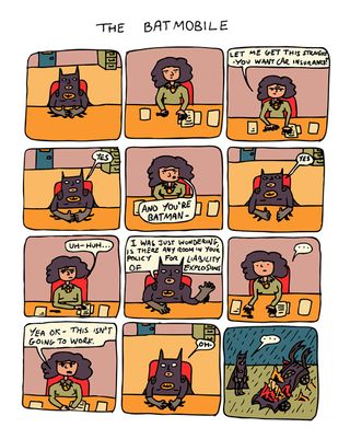 bat-brain comics