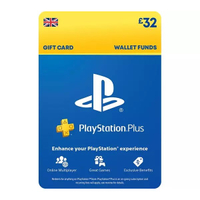 PlayStation Plus Gift Cards 15% off at Currys
code PS15