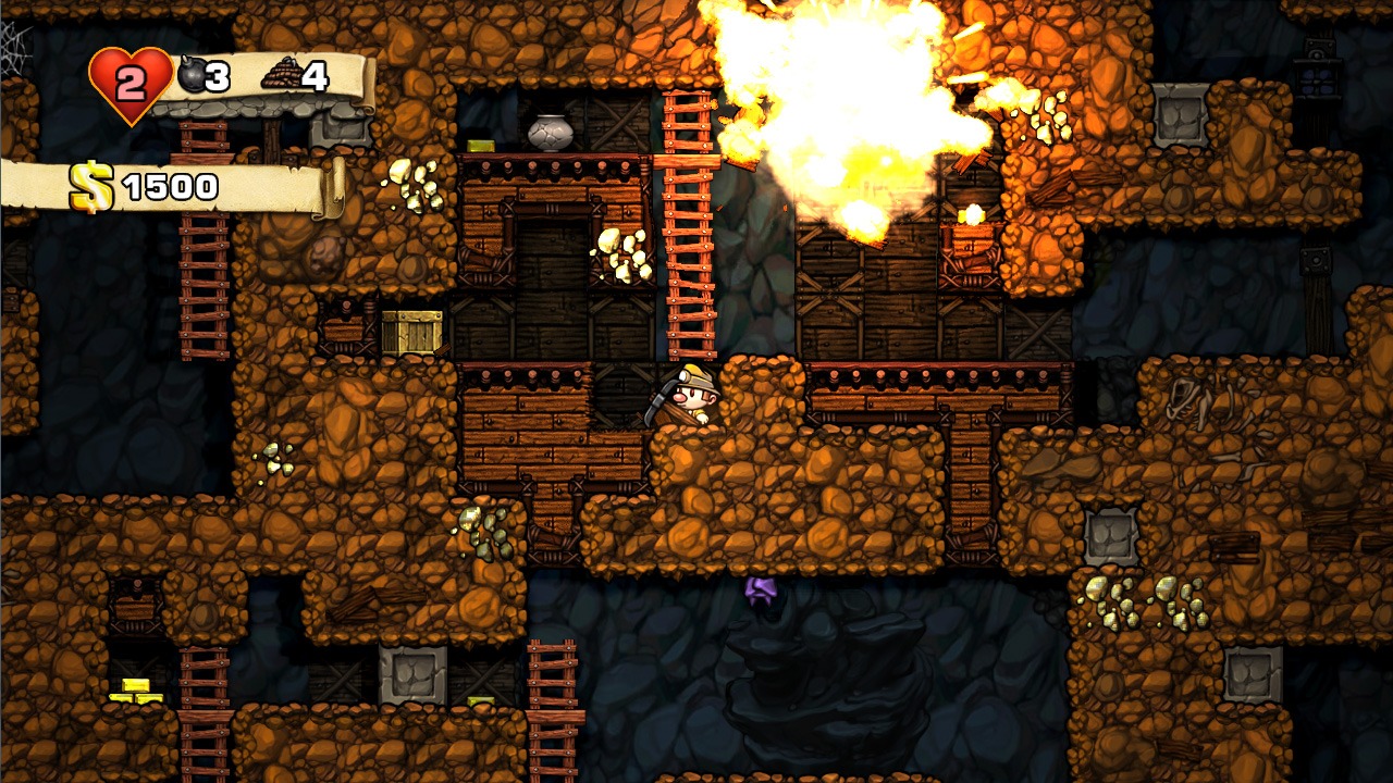 Spelunky, Made With GameMaker