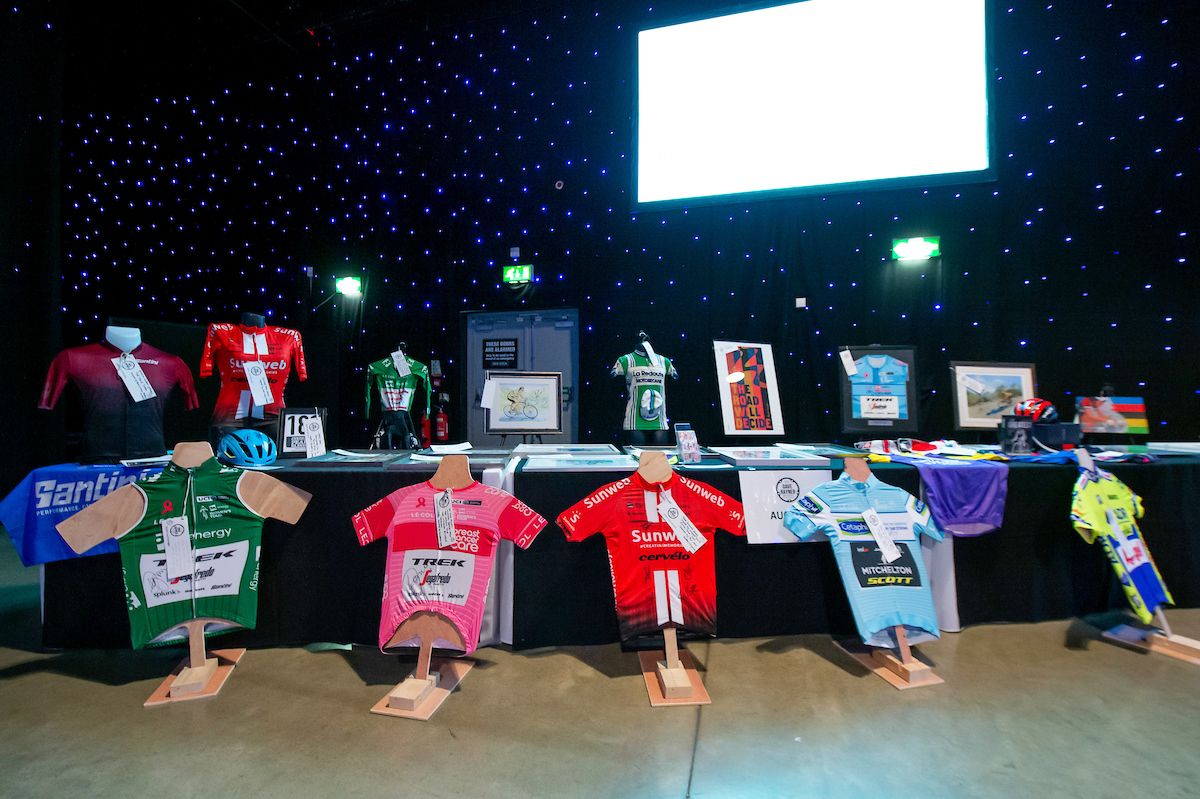 The raffle table