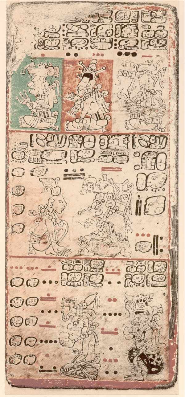 image from Mayan Dresden Codex