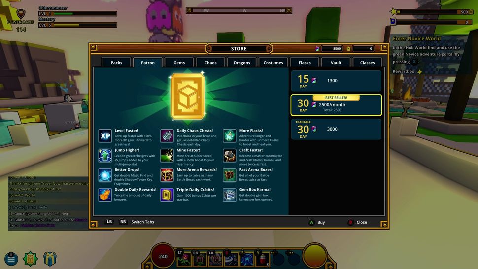 Trove review: Minecraft and MMOs collide in this free to play Xbox One ...