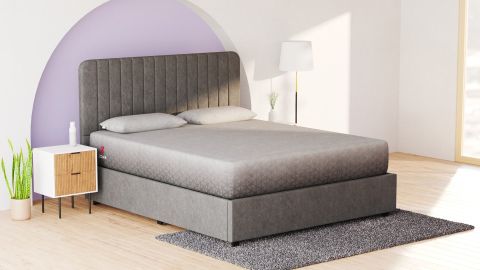 The Zoma Livingstone bed frame in a bedroom