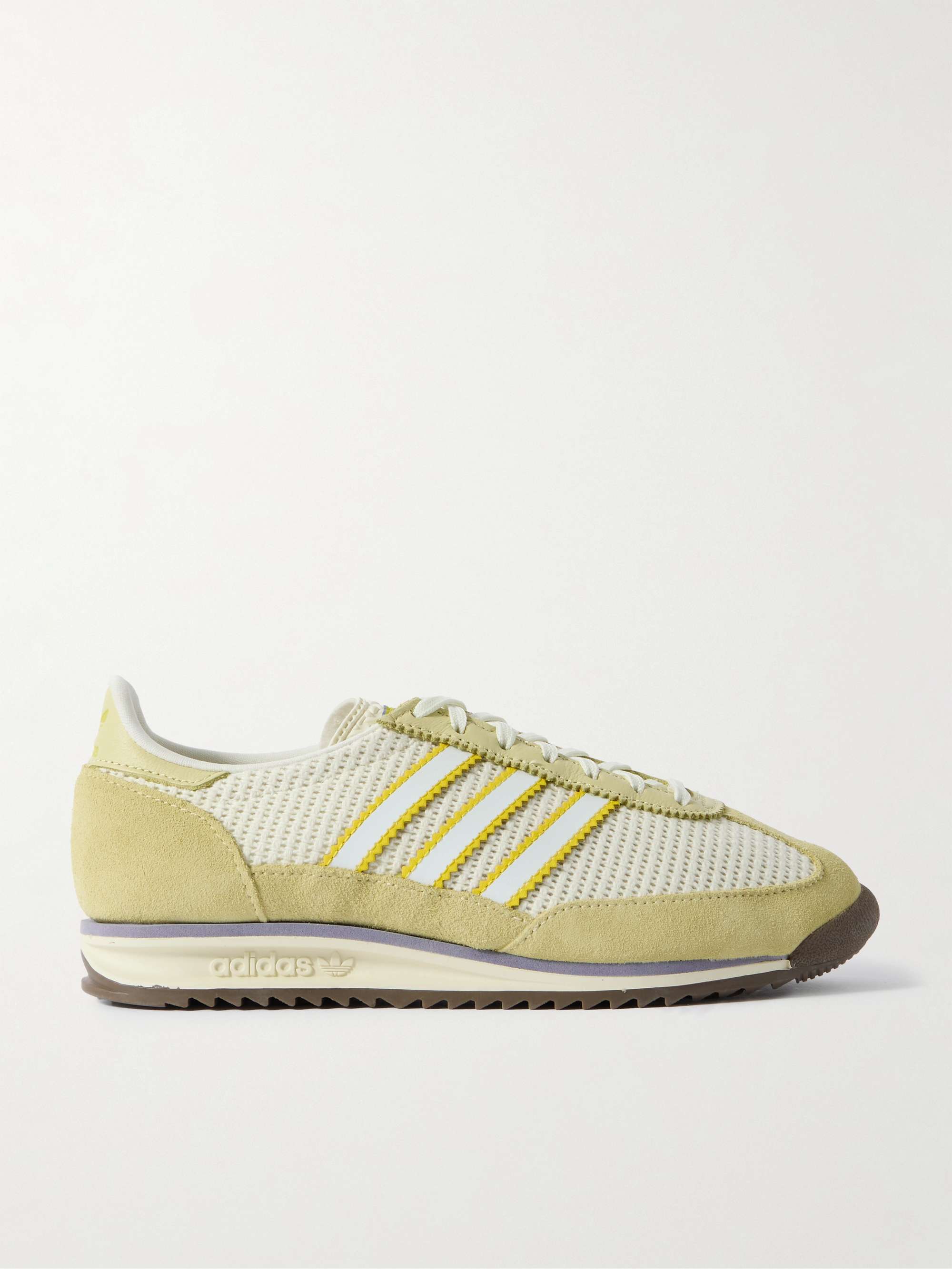 Sl 72 Og Suede and Leather-Trimmed Mesh Sneakers