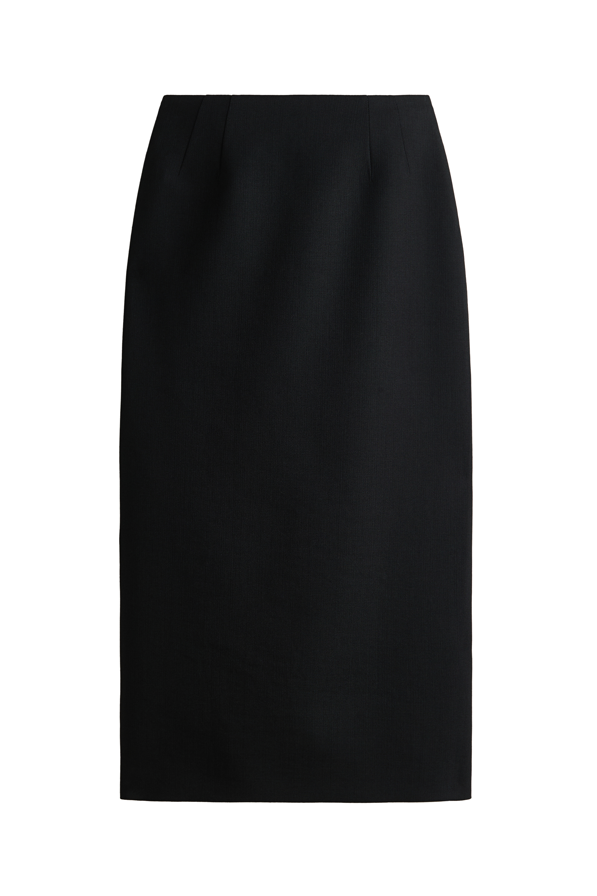 Wool Midi Skirt