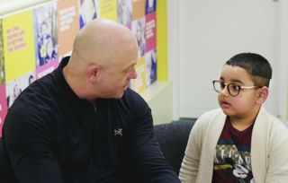 Ross and Ali in Ross Kemp Living With Young Carers