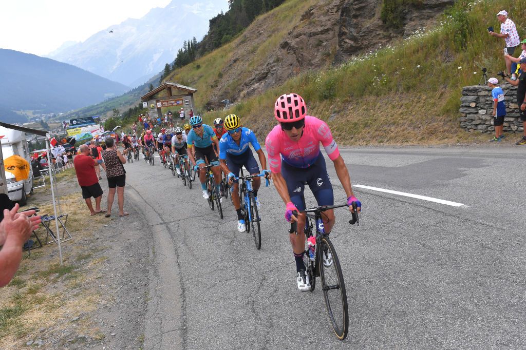 Michael Woods (EF Education First) leads the break on stage 19