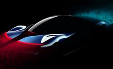 Exterior render of Pininfarina PFo red electric hypercar