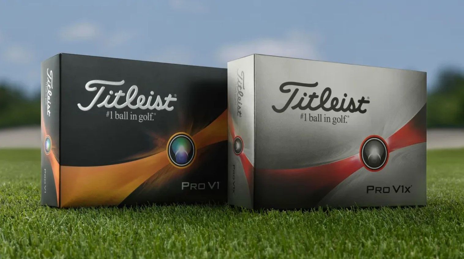 The Titleist Pro V1 and Pro V1x