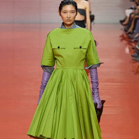 An image of the Prada Spring Summer 2026 runway show. 