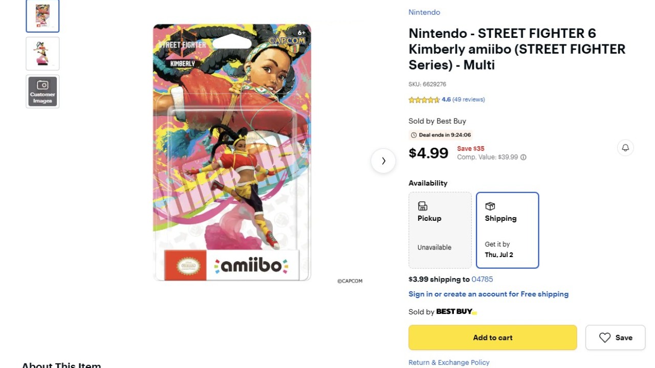 Street Fighter 6 amiibo at Best Buy