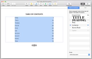 Don't wait for Pages to make a table of contents for you. (It won't.) Making your own is easy!