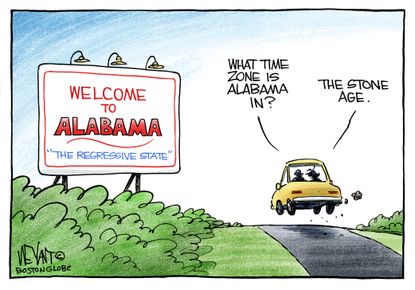 Editorial cartoon U.S. Alabama abortion law