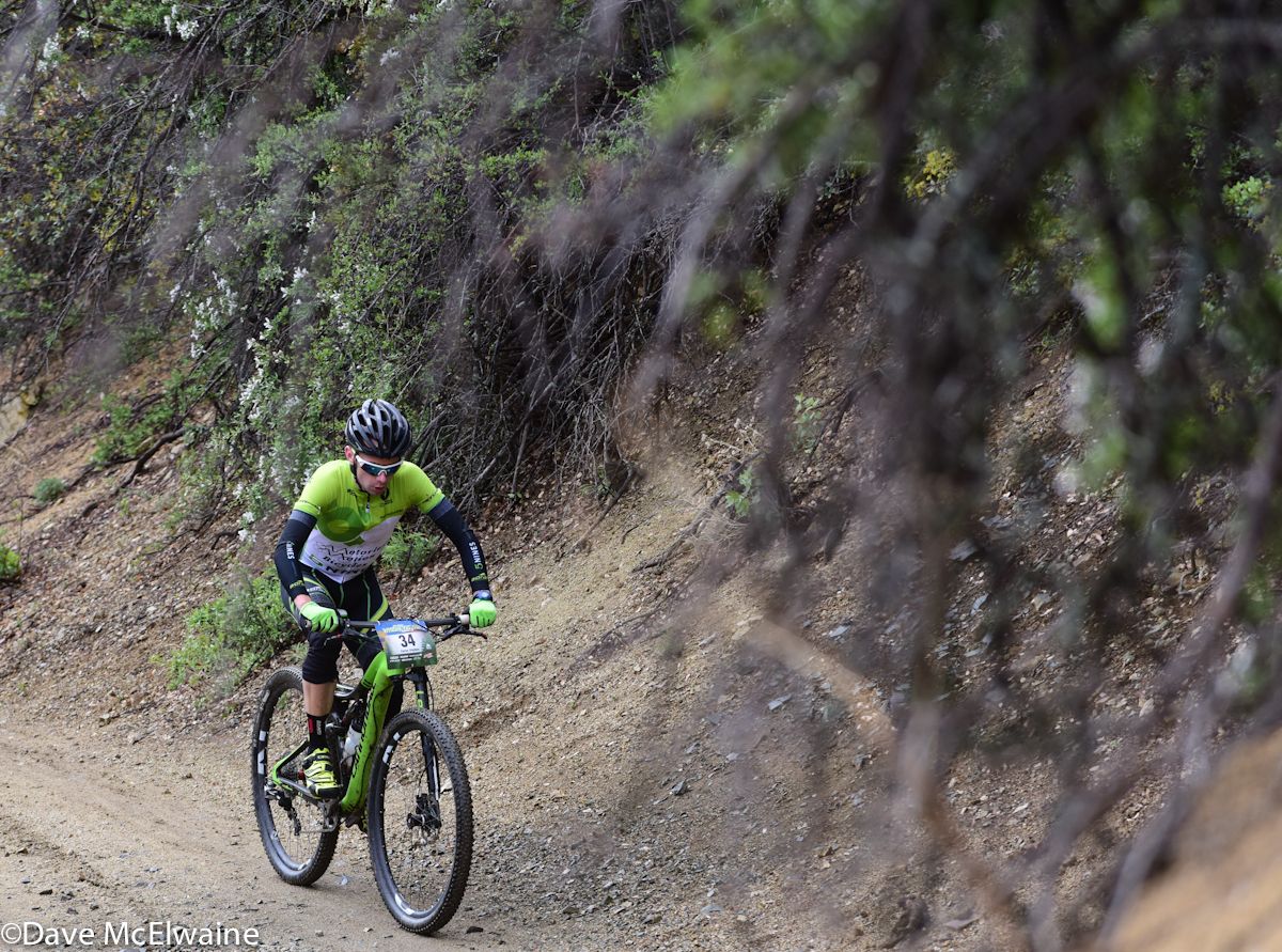 Corey Stelljes (Cannondale) on one of the long climbs