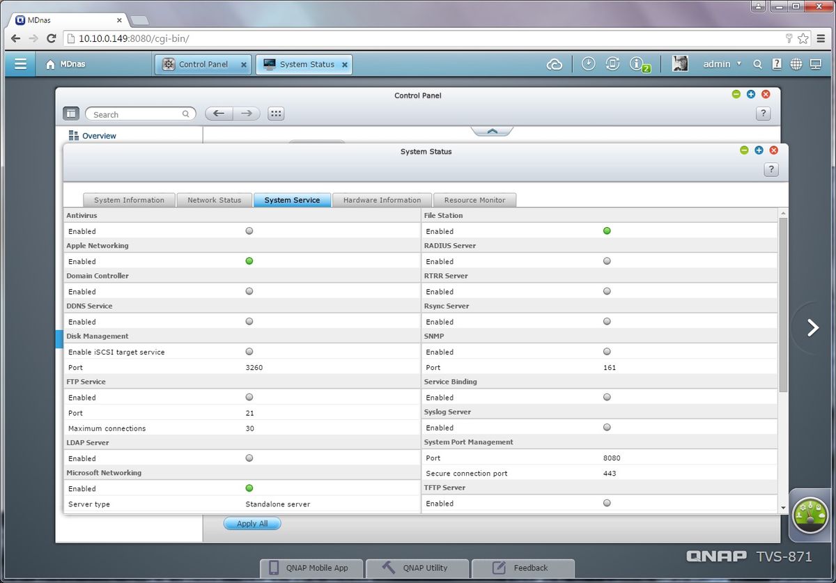 Qnap Tvs 871 Ui 12