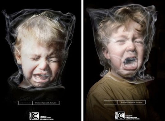 Anti-smoking ads have been more and more graphic, shocking and powerful