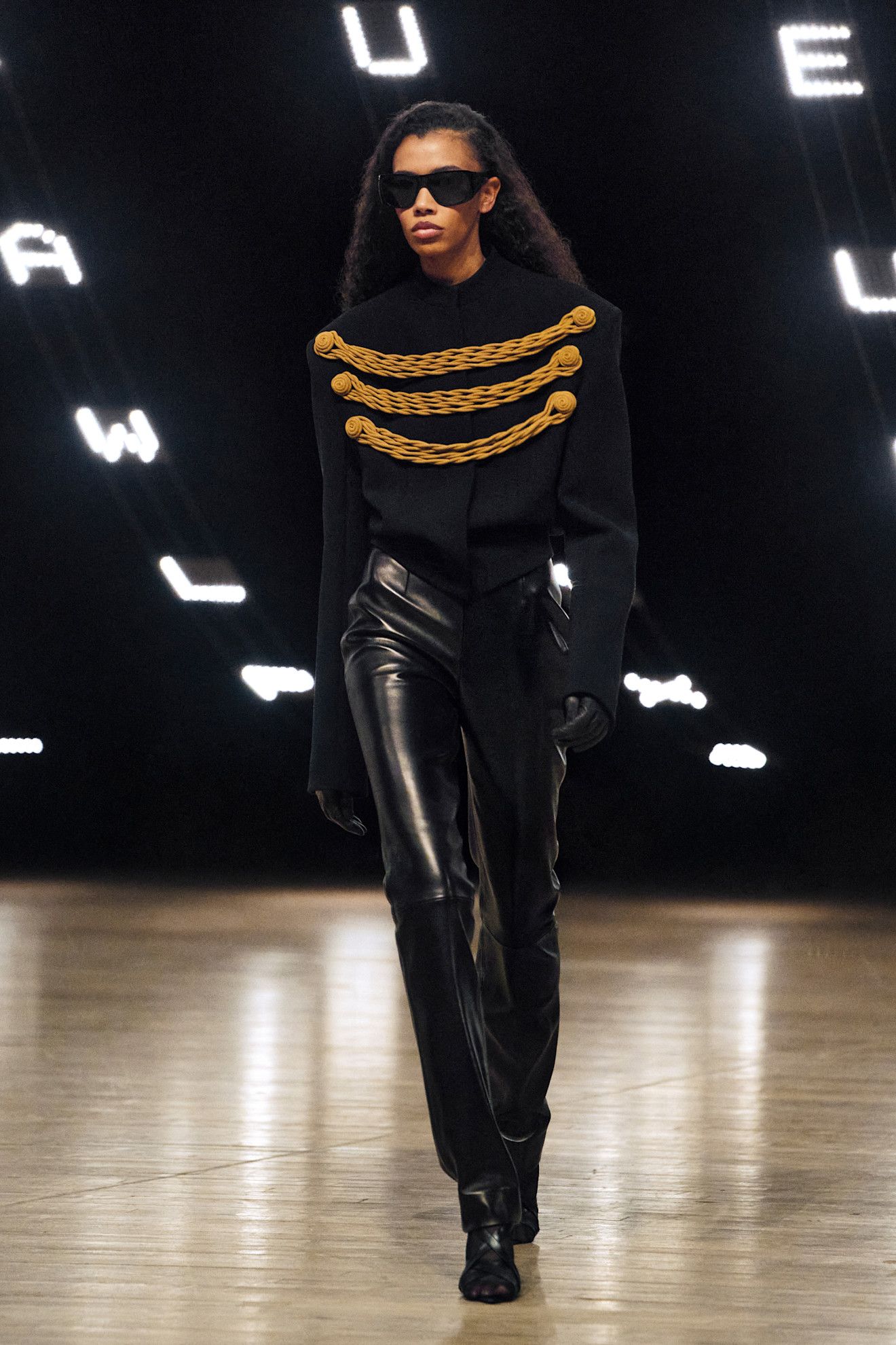 the military jacket trend on Khaite's Fall 2026 runway