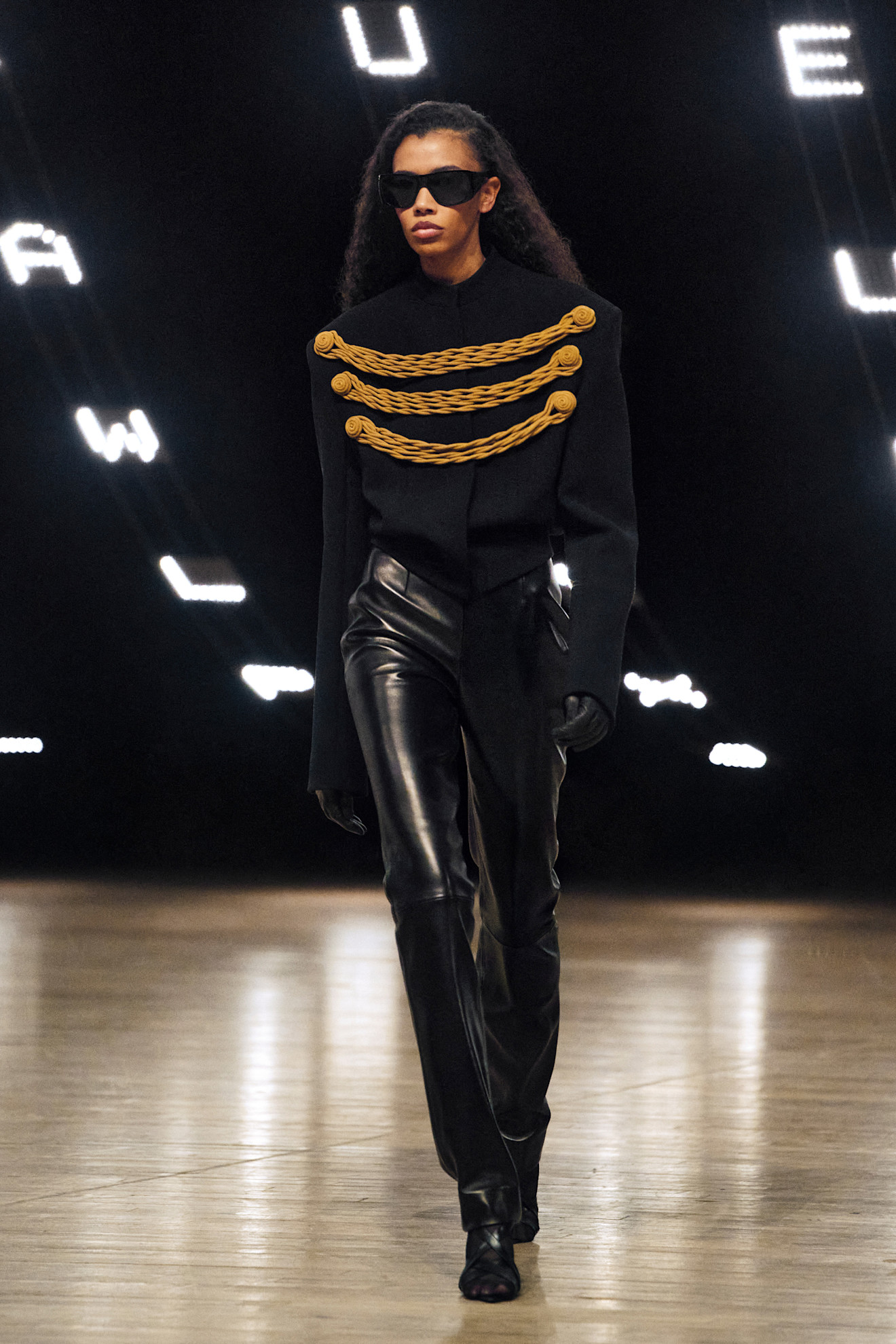 the military jacket trend on Khaite's Fall 2026 runway