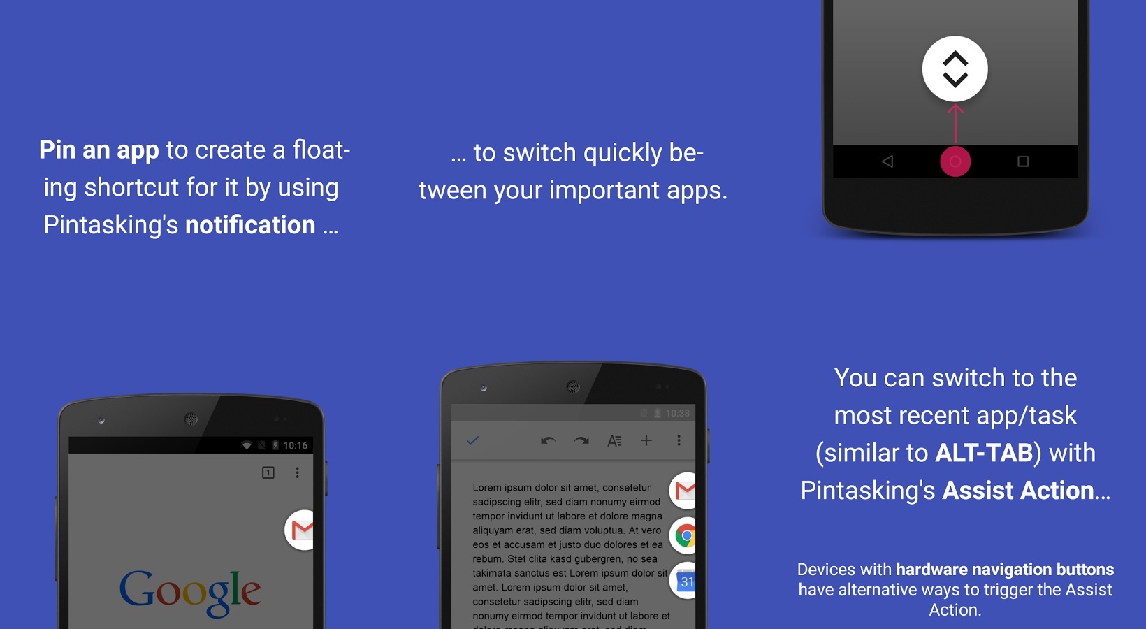 Must have android. Мультизадачное приложение. Android application Floating button with multiple functions.