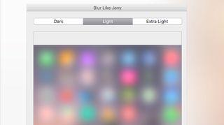 Get that iOS blur just right with this filter