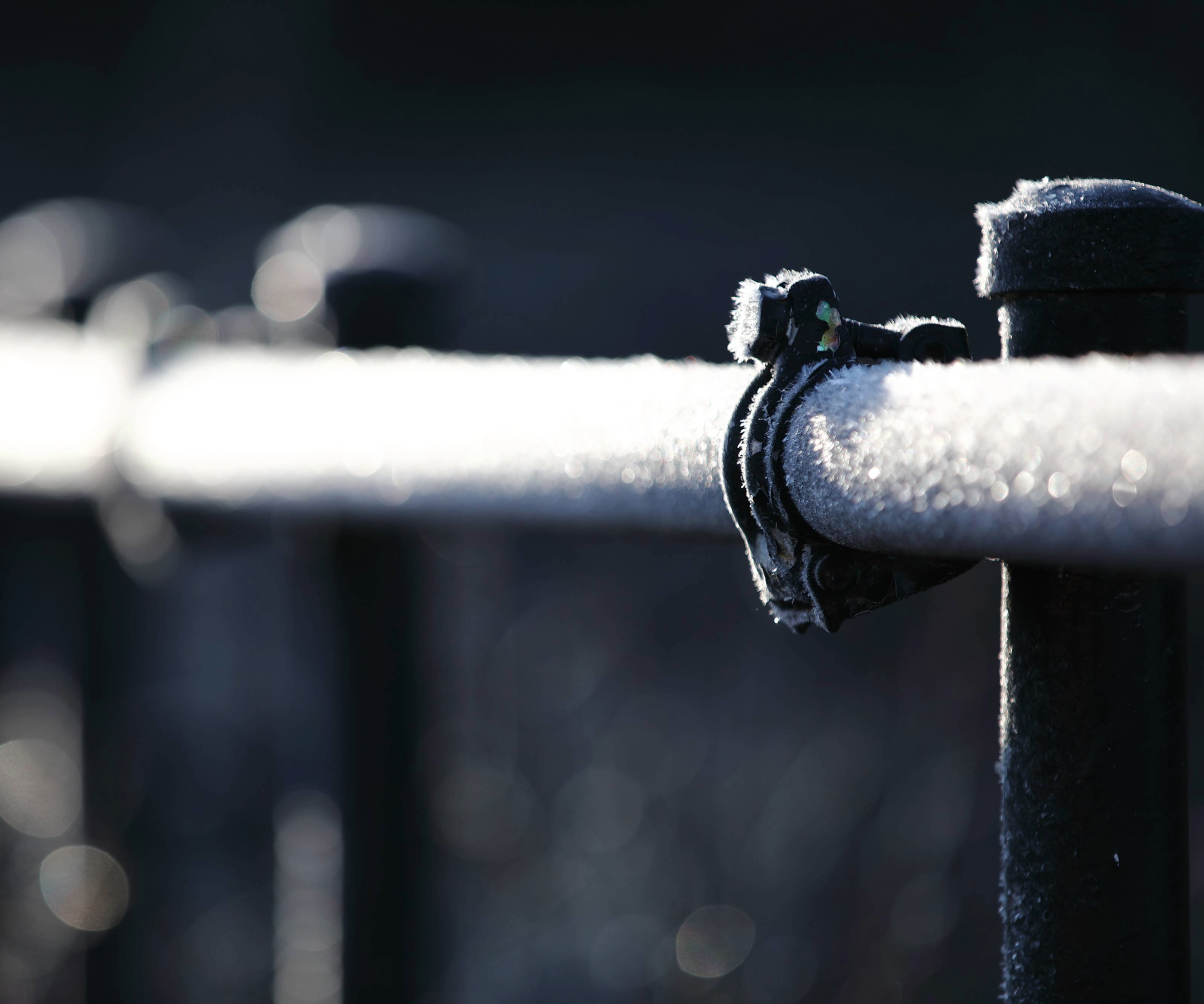 Frosty pipe