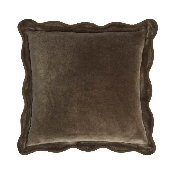 Velvet Scallop Cushion